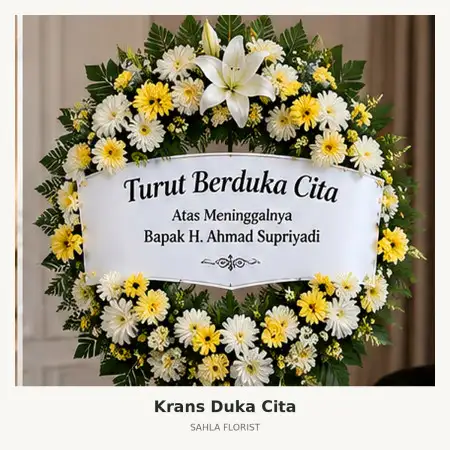 Krans Bunga Duka Cidadap